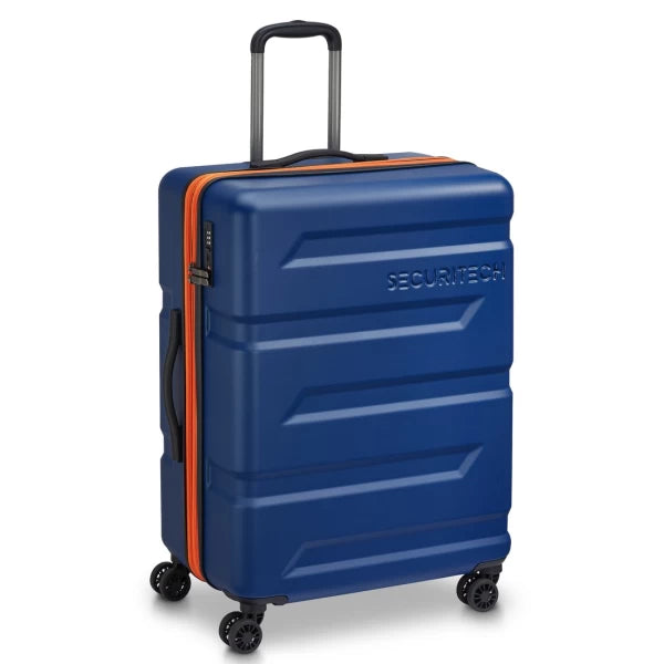Securitech by Delsey Βαλίτσα μεσαία 69cm Slash Navy Blue