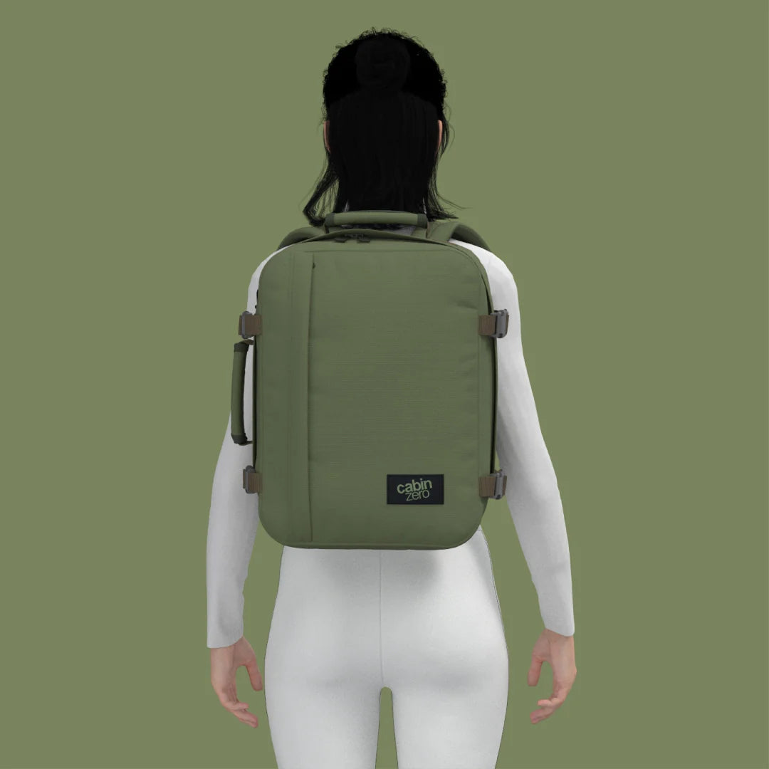Cabin Zero Travel Backpack 28lt Travel Classic Georgian Khaki