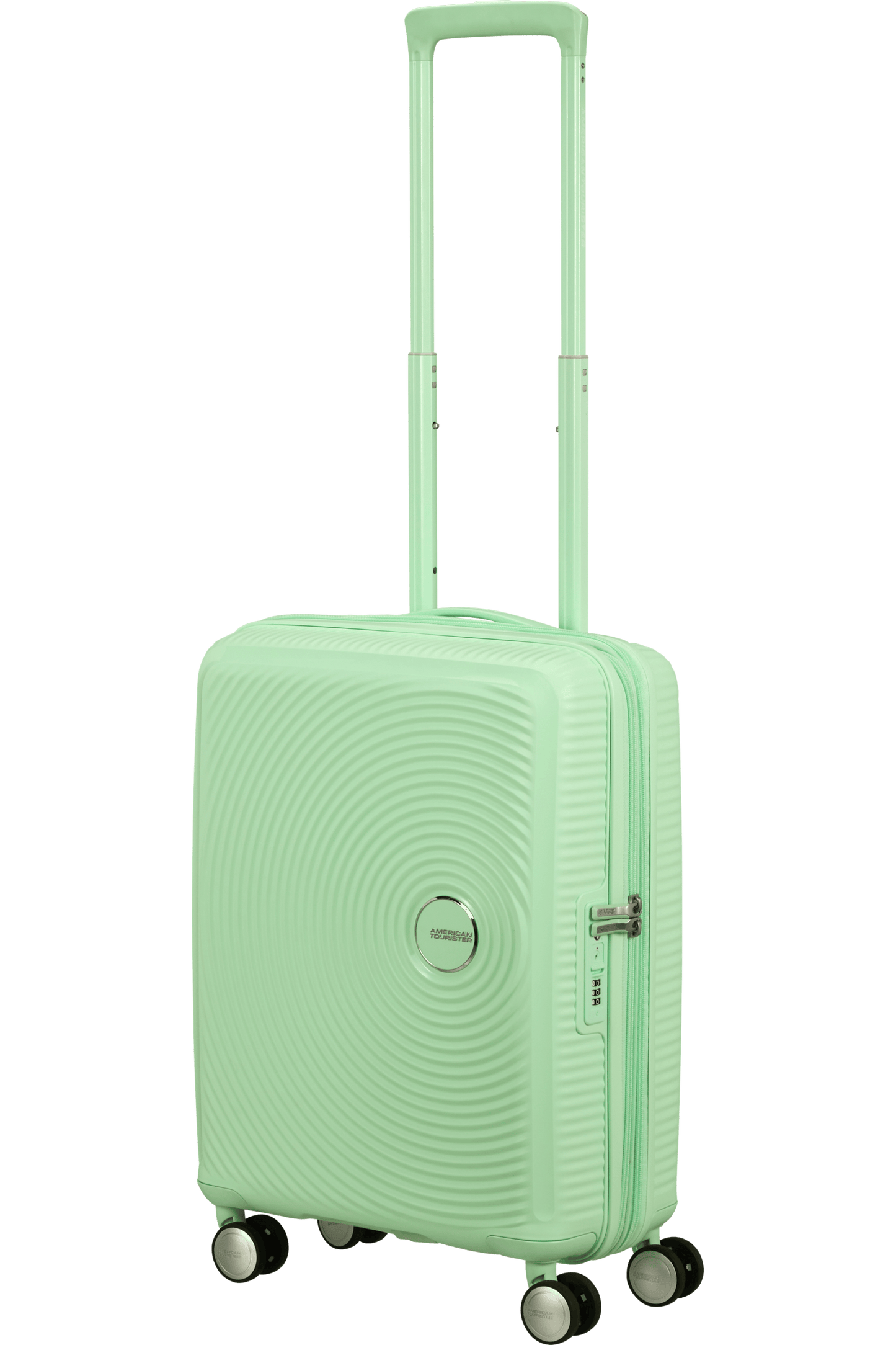 Cabin Suitcase AMERICAN TOURISTER SPINNER 55 CM SOUNDBOX Pastel Green