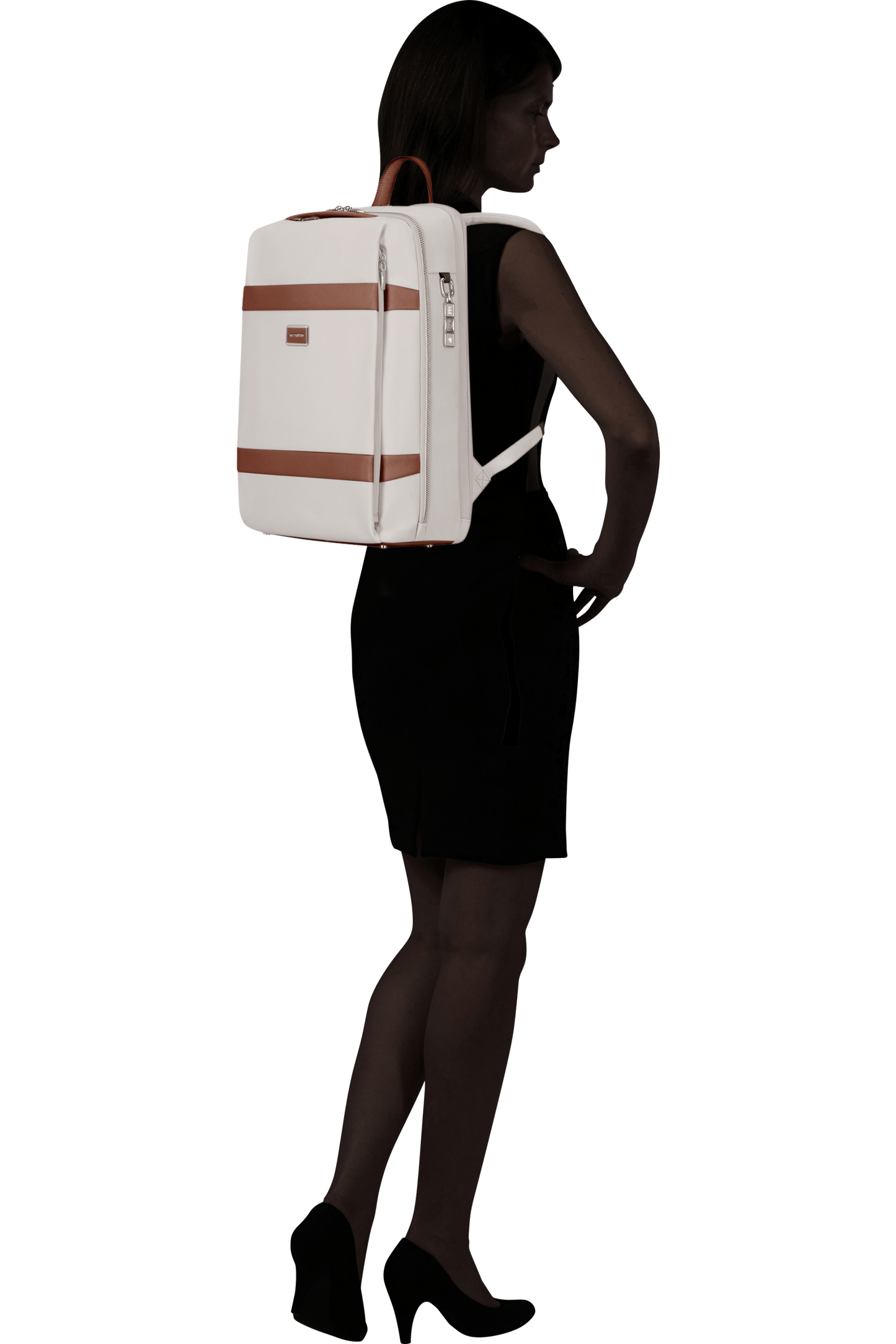 Samsonite Image Biz Σακίδιο Πλάτης Εκρού
