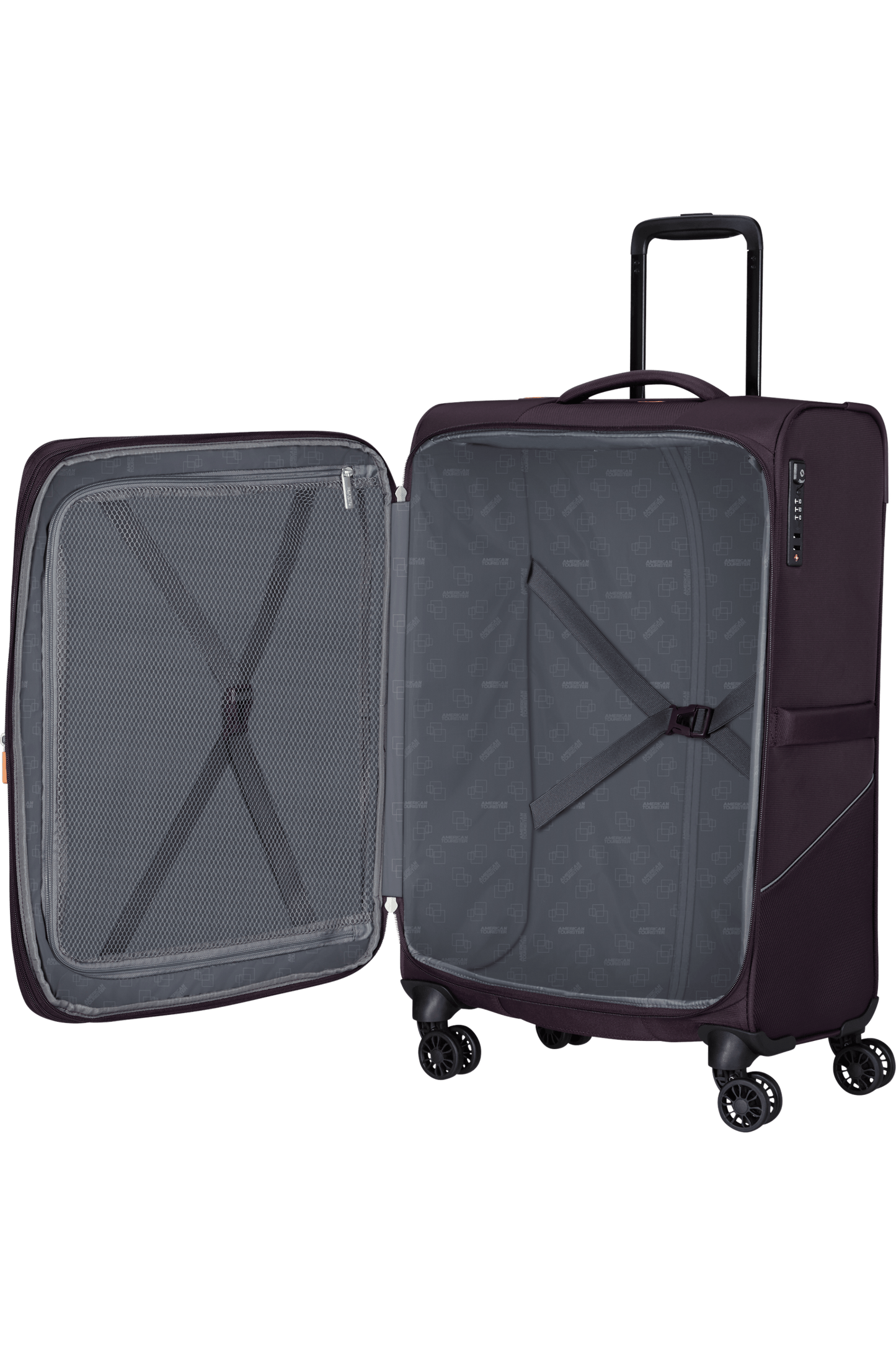 SummerRide Medium Suitcase 69cm Dark Plum