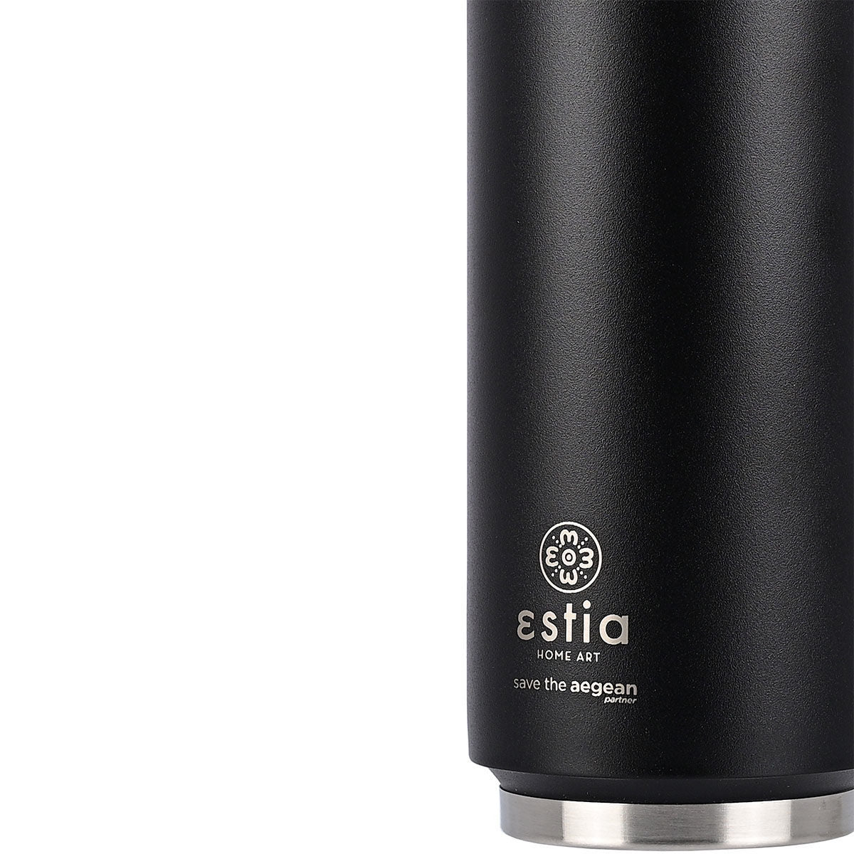 ΘΕΡΜΟΣ TRAVEL CUP SAVE THE AEGEAN 500ml MIDNIGHT BLACK