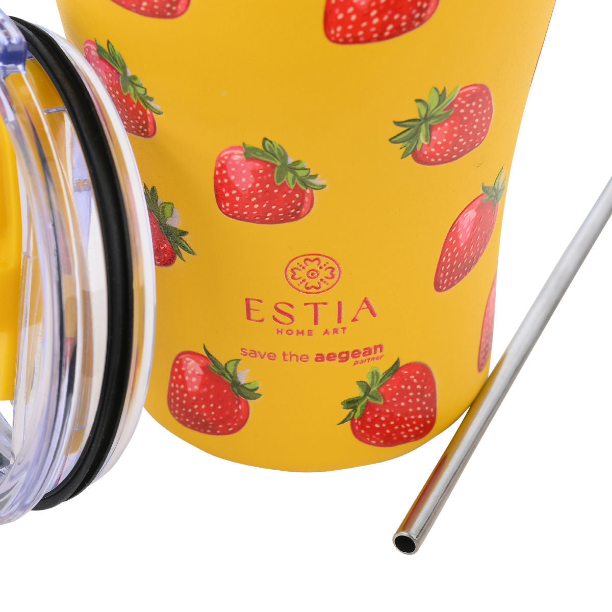 ΘΕΡΜΟΣ COFFEE MUG SAVE THE AEGEAN 350ml BERRY BRIGHT
