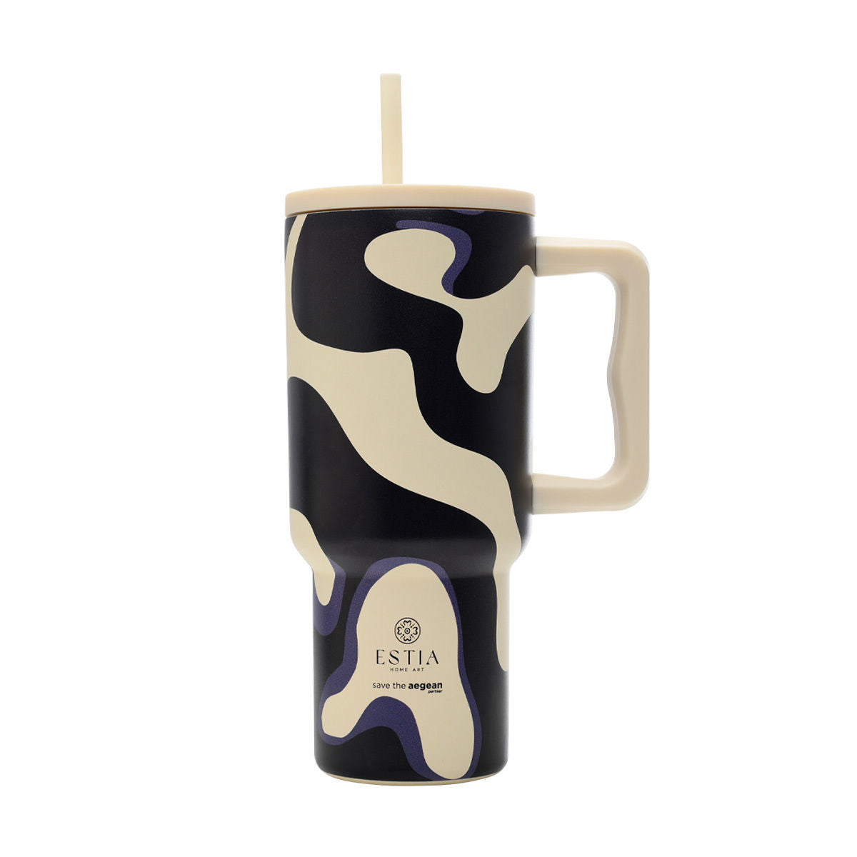 ΘΕΡΜΟΣ STRAW TUMBLER XL SAVE THE AEGEAN 900ml BOLD DRIFT