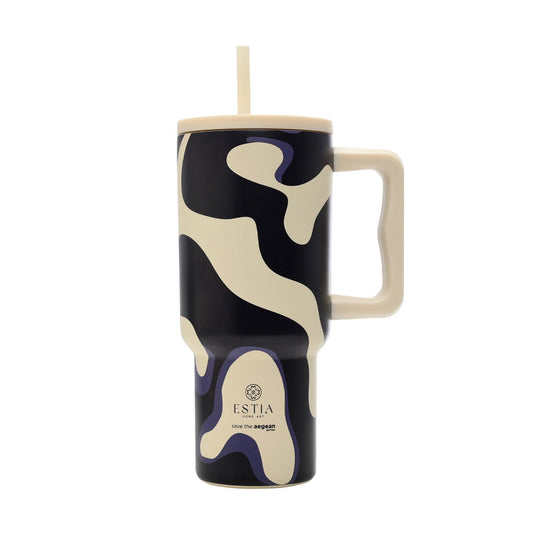 ΘΕΡΜΟΣ STRAW TUMBLER XL SAVE THE AEGEAN 900ml BOLD DRIFT