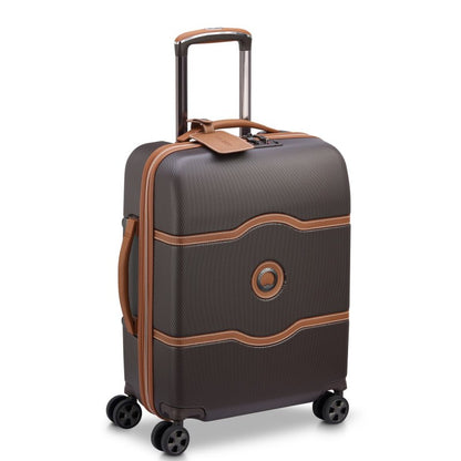 Delsey Slim Cabin Suitcase 55cm Chatelet Air 2.0 Brown