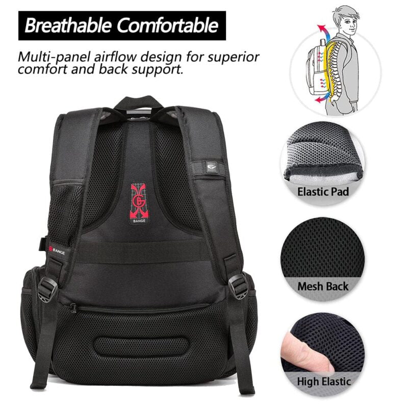 Σακίδιο Πλάτης Laptop 17,3’’ Bange 1901 – Αδιάβροχο & 40L
