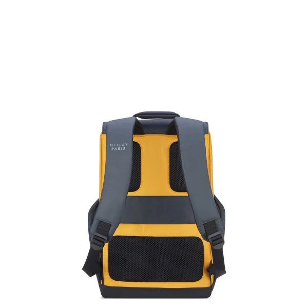 Delsey Laptop Backpack 15.6" Securflap Yellow