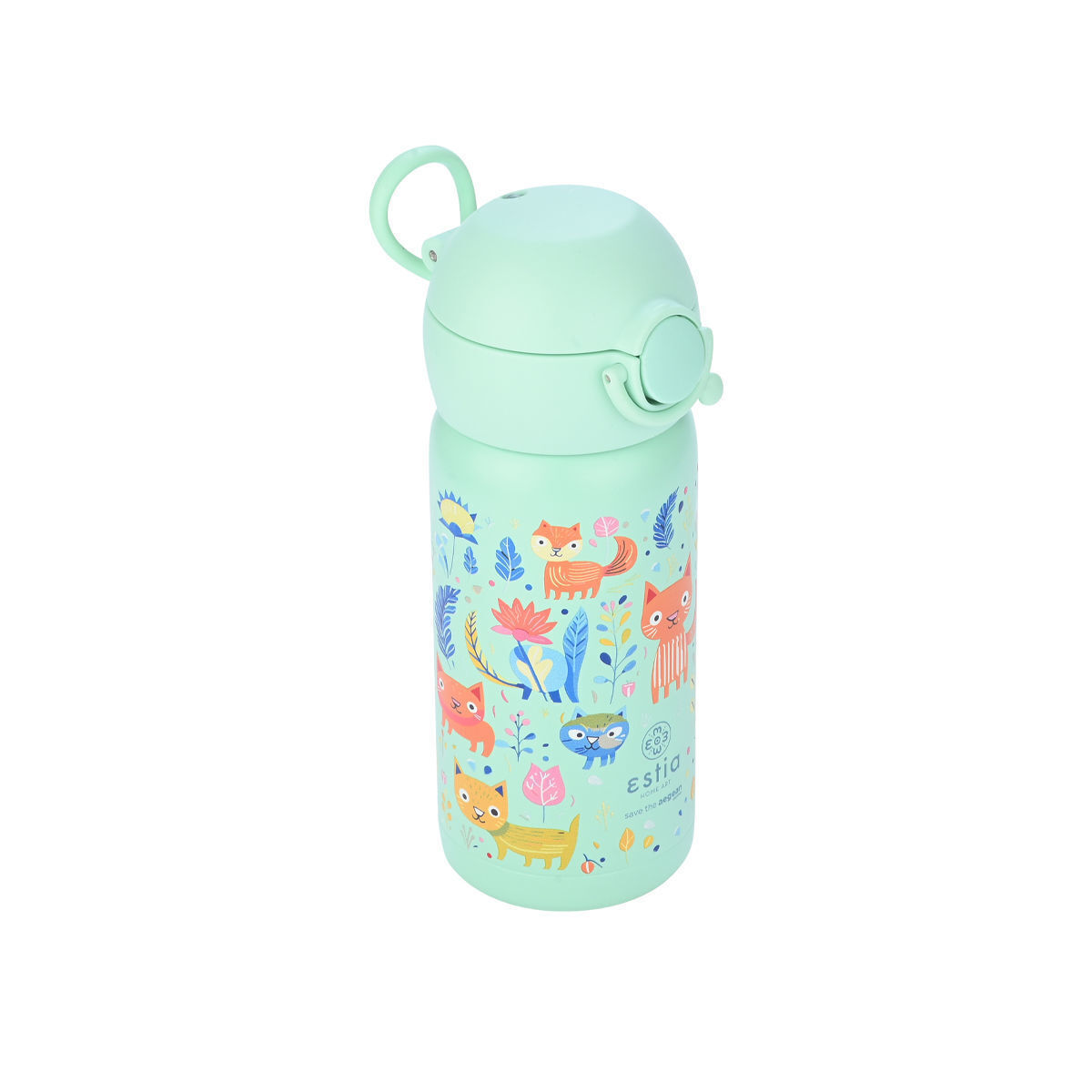 ΘΕΡΜΟΣ ΠΑΙΔΙΚΟ WONDER BOTTLE SAVE THE AEGEAN 350ml FELINE FOLIAGE