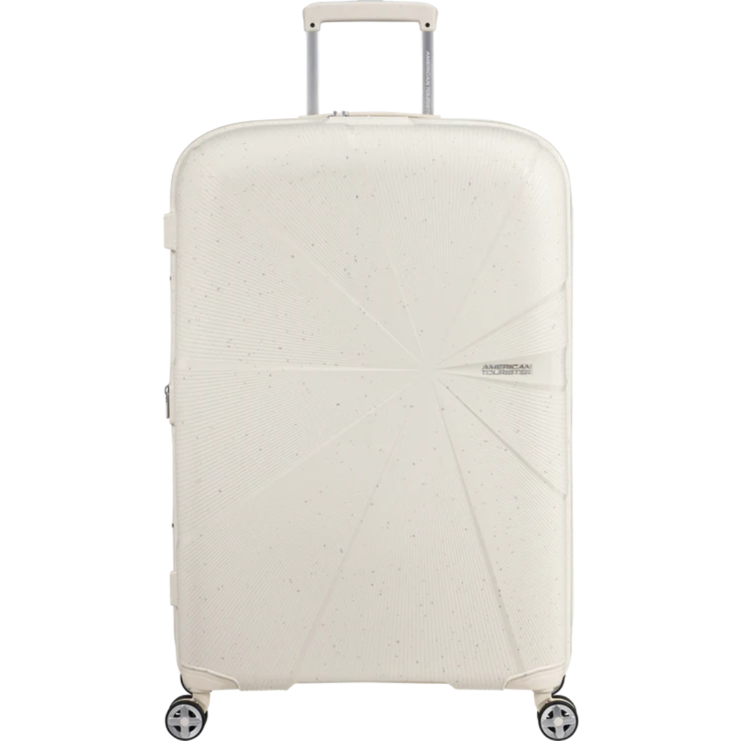 Large Suitcase AMERICAN TOURISTER StarVibe 77cm Cream Speckles