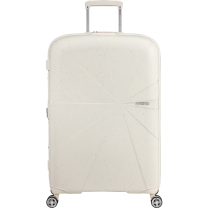 Large Suitcase AMERICAN TOURISTER StarVibe 77cm Cream Speckles