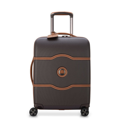Delsey Slim Cabin Suitcase 55cm Chatelet Air 2.0 Brown