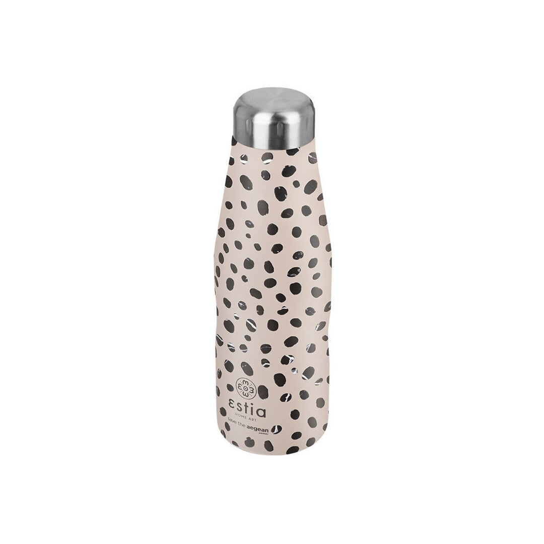 ΘΕΡΜΟΣ TRAVEL FLASK SAVE THE AEGEAN 500ml LEOPARD TAUPE