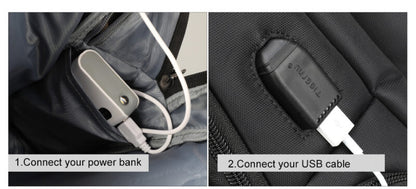 Τσάντα Πλάτης Tigernu T-B3585 Μαύρο