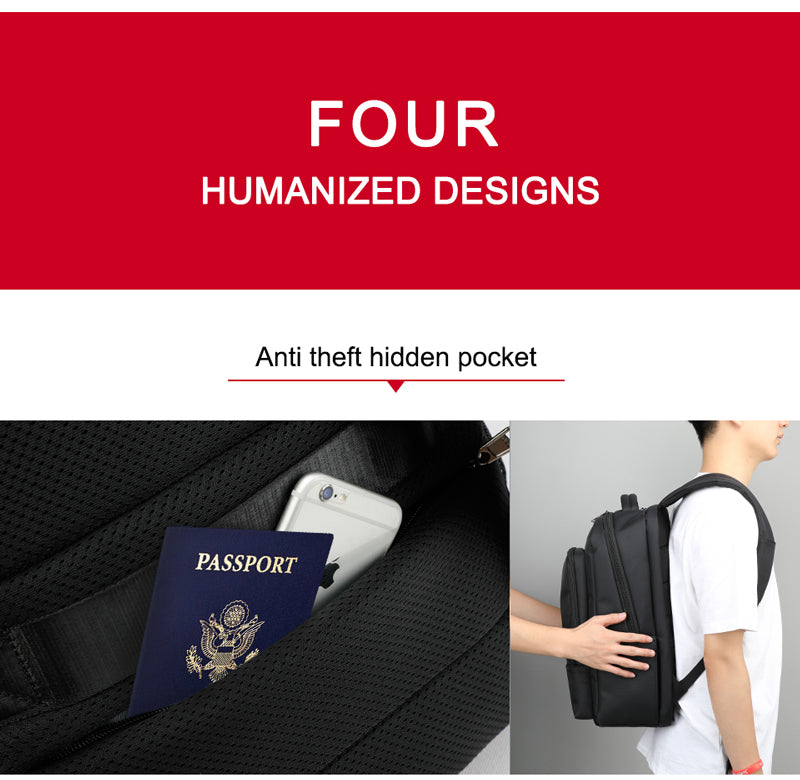 Τσάντα Πλάτης Tigernu T-B3585 Μαύρο