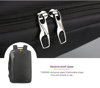 Τσάντα Πλάτης & Χαρτοφύλακας Tigernu T-B3639 Μαύρο