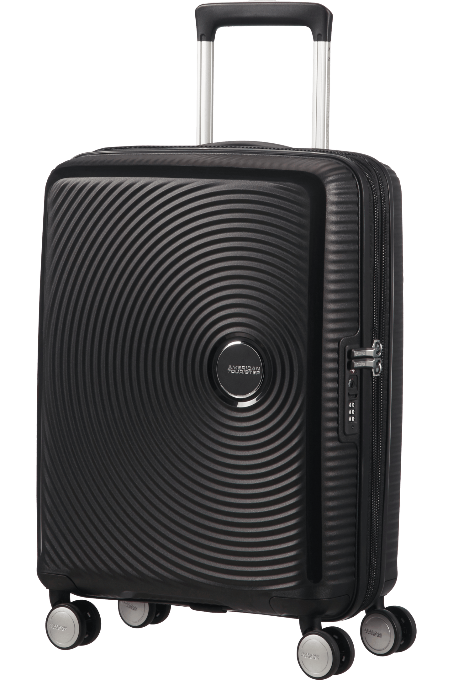 Cabin Suitcase AMERICAN TOURISTER SPINNER 55 CM SOUNDBOX Black