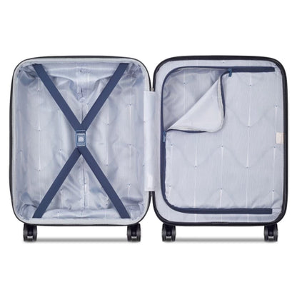 Delsey Cabin suitcase slim expandable 55cm Meteor Blue