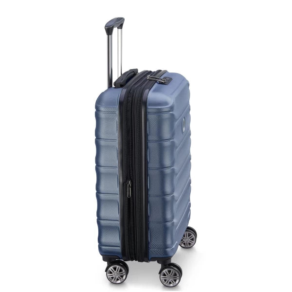 Delsey Cabin suitcase slim expandable 55cm Meteor Blue