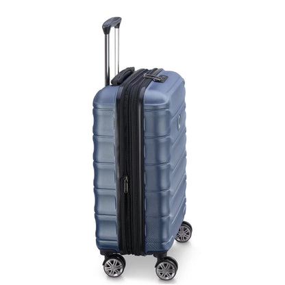 Delsey Cabin suitcase slim expandable 55cm Meteor Blue