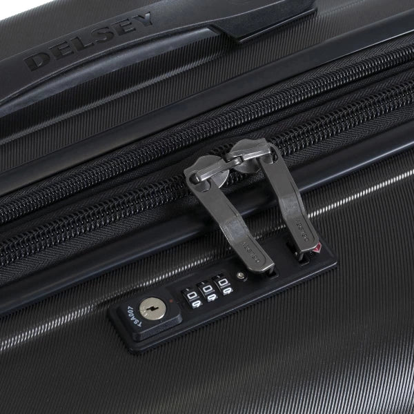 Delsey Large expandable suitcase 78cm Meteor Black 