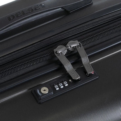 Delsey Large expandable suitcase 78cm Meteor Black 