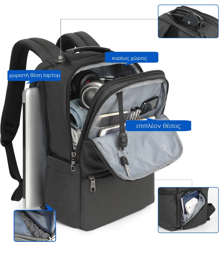 Tigernu Backpack T-B3905 Black