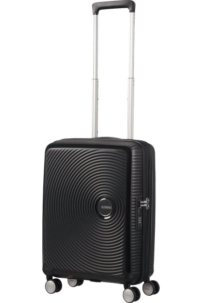Cabin Suitcase AMERICAN TOURISTER SPINNER 55 CM SOUNDBOX Black