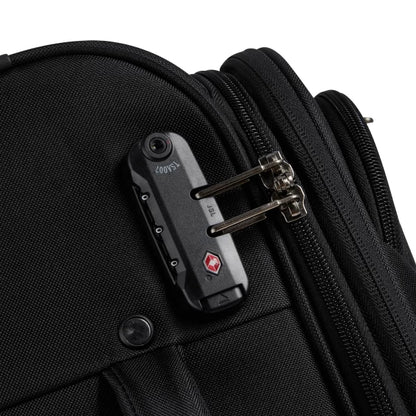 Securitech by Delsey Βαλίτσα καμπίνας expandable 55cm Vanguard Black