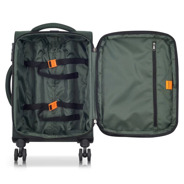 Securitech by Delsey Βαλίτσα καμπίνας expandable 55cm Vanguard Green