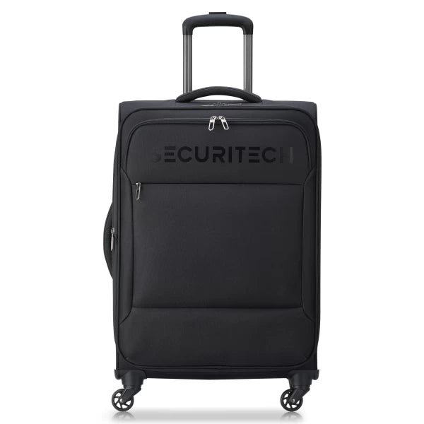Securitech by Delsey Βαλίτσα μεσαία expandable 66cm Vanguard Black