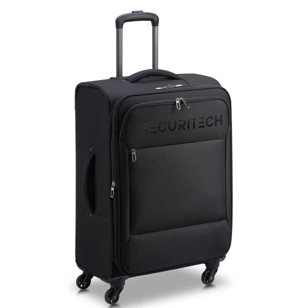Securitech by Delsey Βαλίτσα μεσαία expandable 66cm Vanguard Black