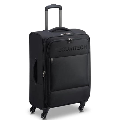 Securitech by Delsey Βαλίτσα μεσαία expandable 66cm Vanguard Black
