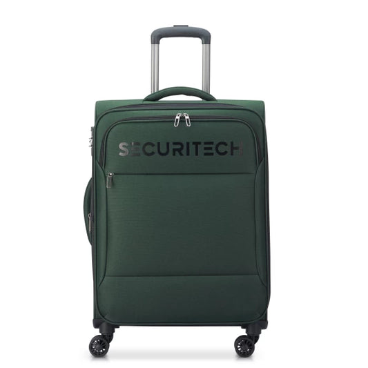 Securitech by Delsey Βαλίτσα μεσαία expandable 66cm Vanguard Green