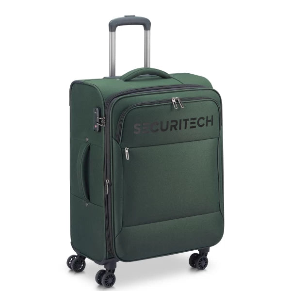 Securitech by Delsey Βαλίτσα μεσαία expandable 66cm Vanguard Green