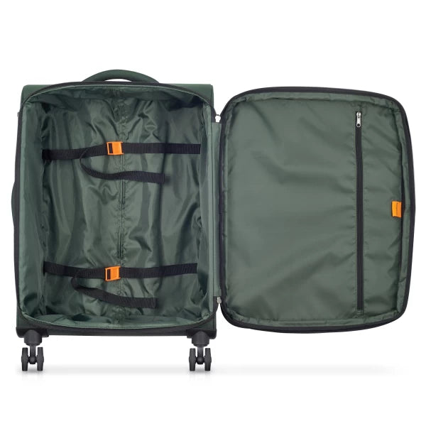 Securitech by Delsey Βαλίτσα μεσαία expandable 66cm Vanguard Green