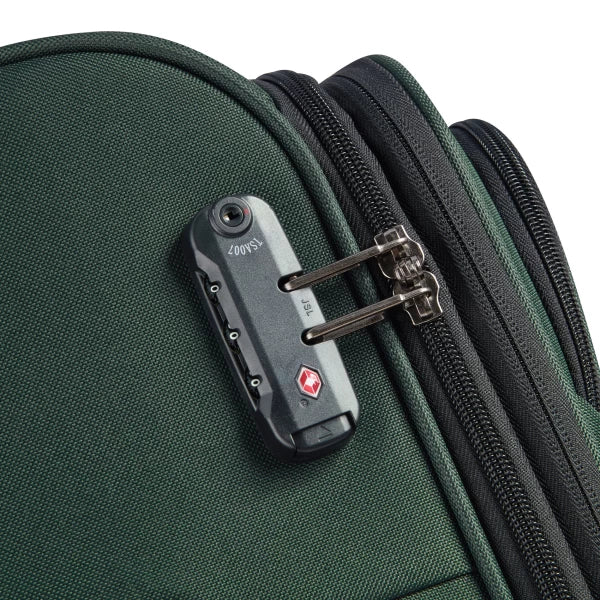 Securitech by Delsey Βαλίτσα μεσαία expandable 66cm Vanguard Green