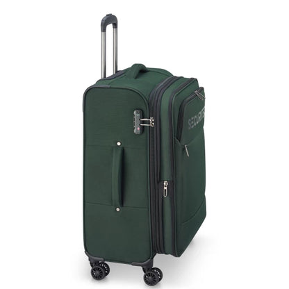 Securitech by Delsey Βαλίτσα μεσαία expandable 66cm Vanguard Green
