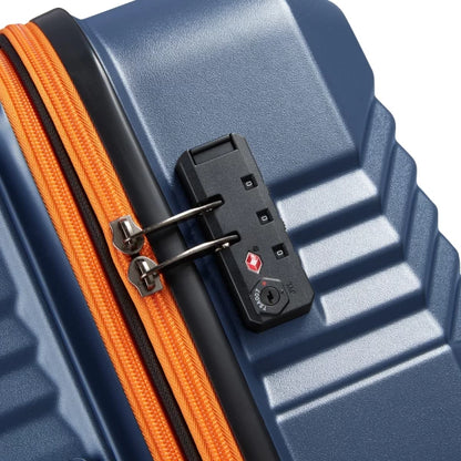 Securitech by Delsey Βαλίτσα μεγάλη expandable 75.5cm Patrol Blue