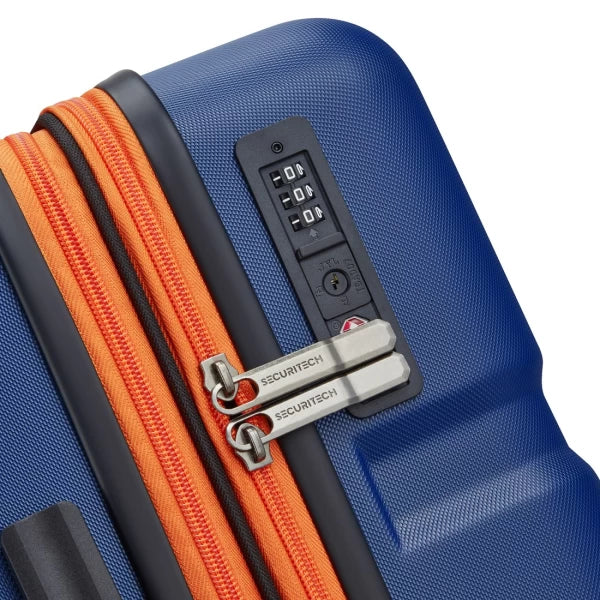 Securitech by Delsey Βαλίτσα καμπίνας expandable 55cm Slash Navy Blue