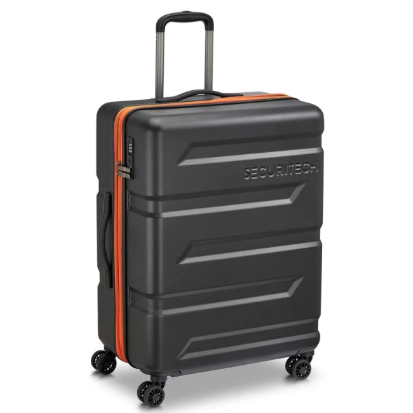Securitech by Delsey Βαλίτσα μεσαία 69cm Slash Black