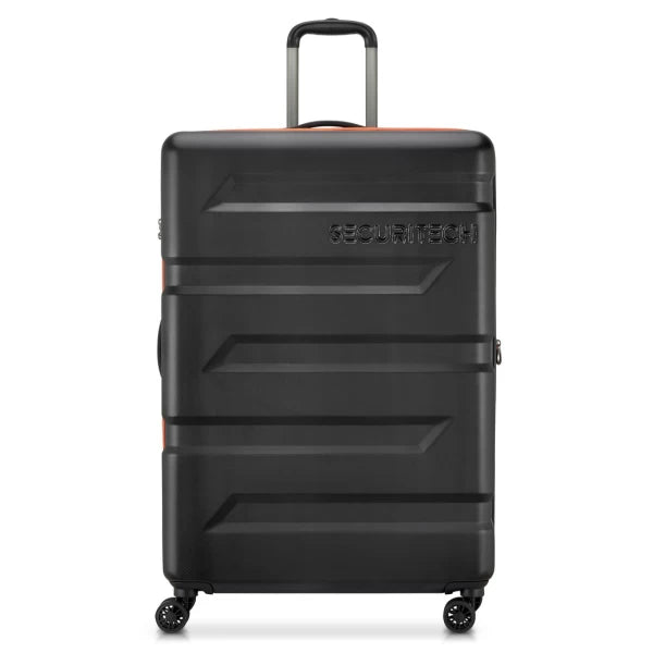 Securitech by Delsey Βαλίτσα μεγάλη 81cm Slash Black