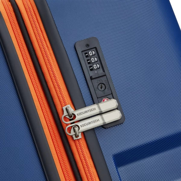 Securitech by Delsey Βαλίτσα μεγάλη 81cm Slash Navy Blue
