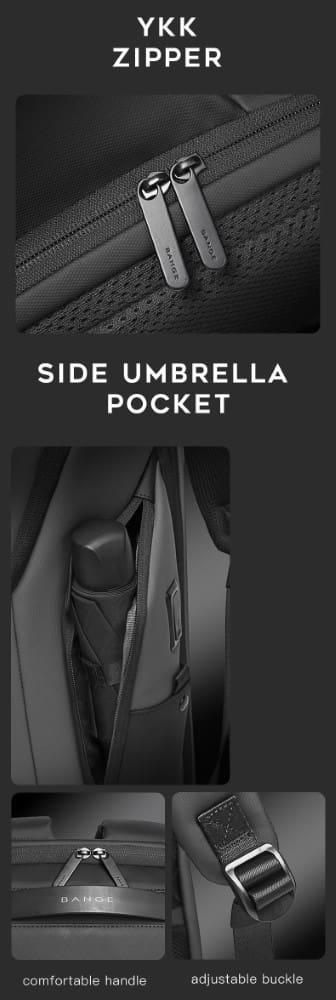 15.6'' Bange 7267 Laptop Backpack – Waterproof &amp; Anti-Theft