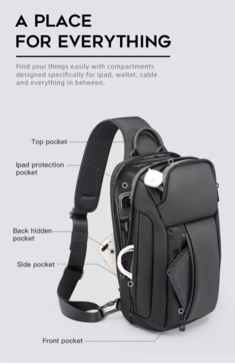 Crossbody Bag Bange 7566 Black