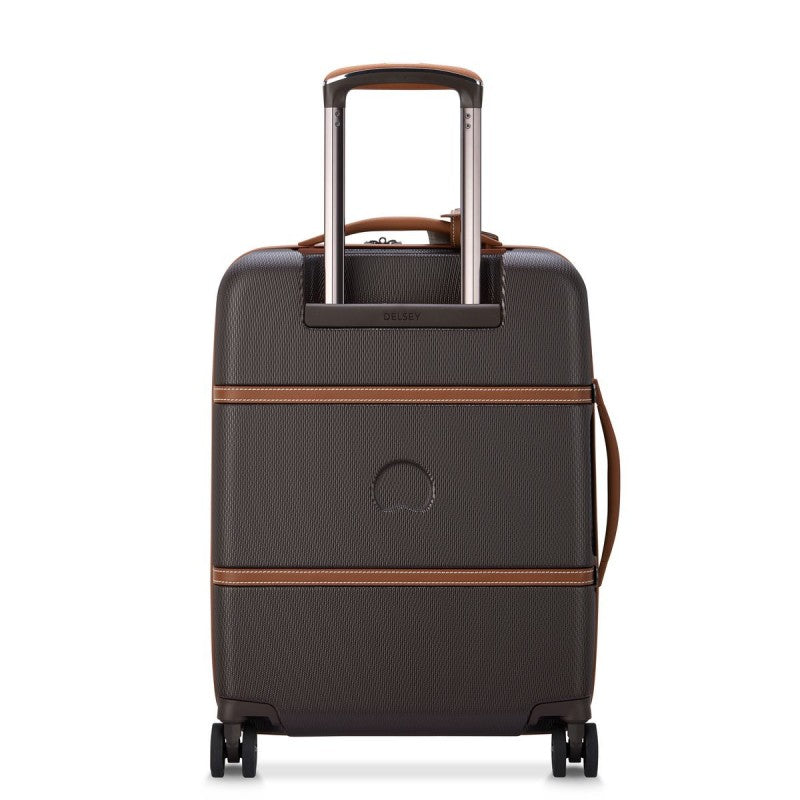 Delsey Slim Cabin Suitcase 55cm Chatelet Air 2.0 Brown