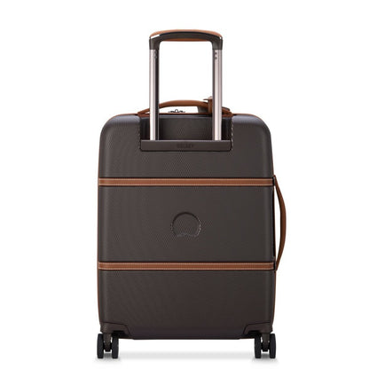 Delsey Slim Cabin Suitcase 55cm Chatelet Air 2.0 Brown
