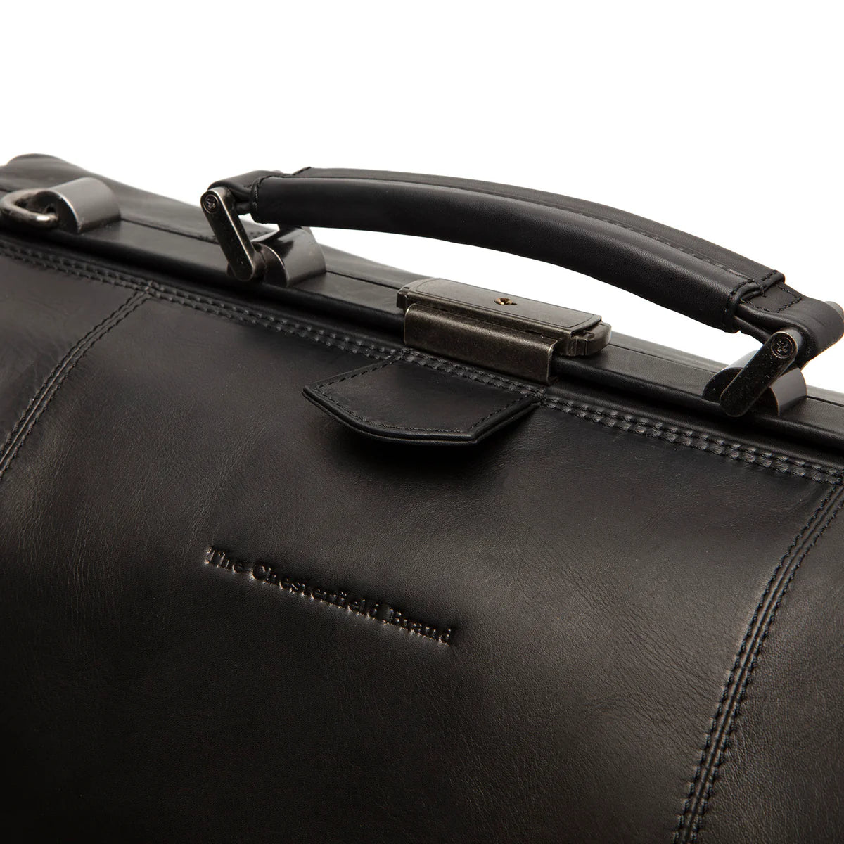 Black Texel leather travel bag THE CHESTERFIELD BRAND
