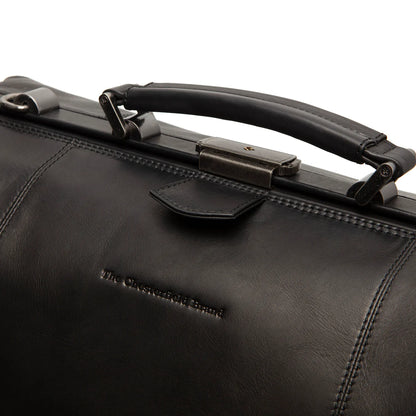 Black Texel leather travel bag THE CHESTERFIELD BRAND