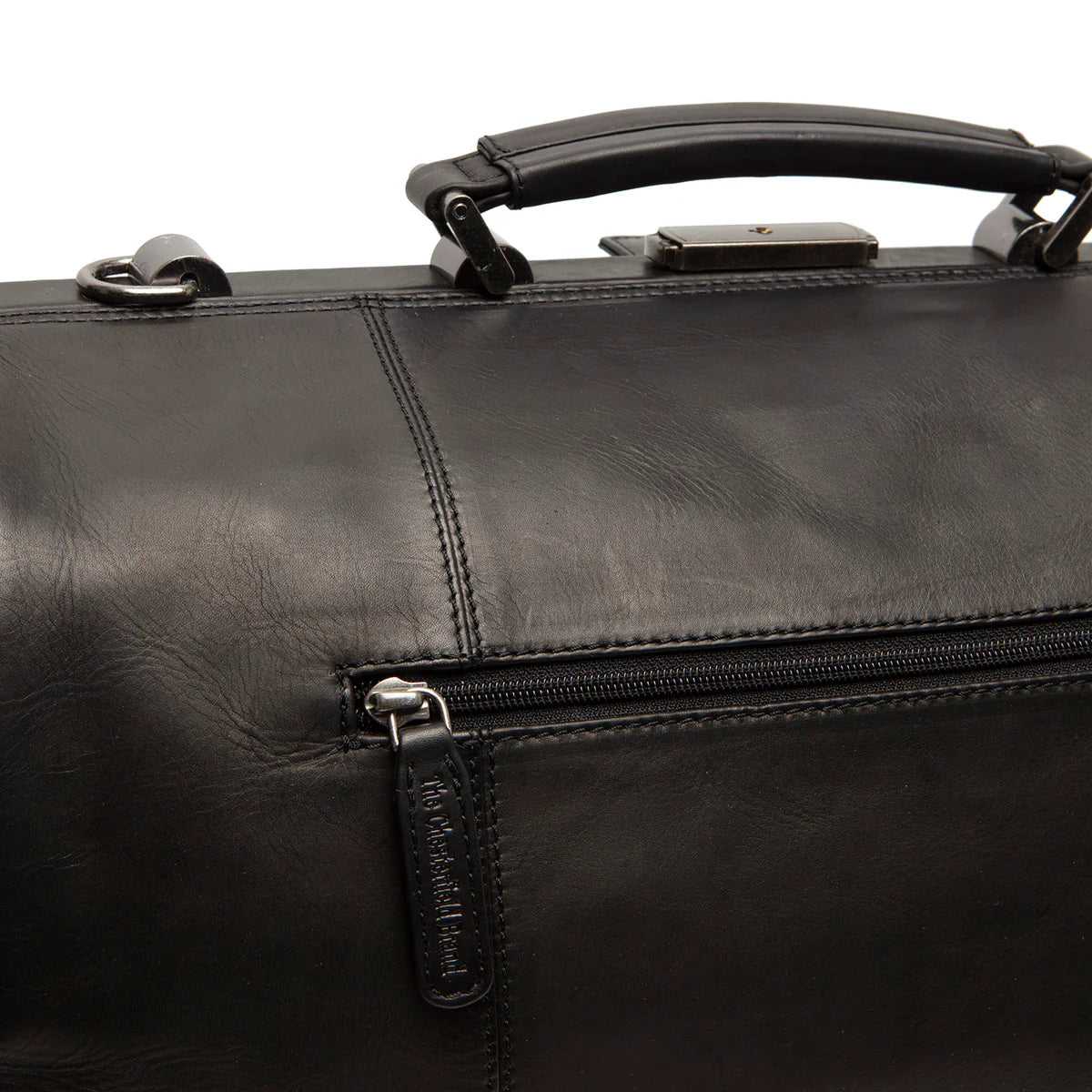 Black Texel leather travel bag THE CHESTERFIELD BRAND